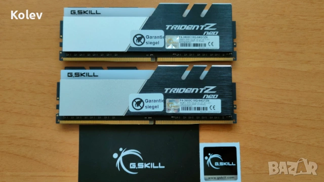 G.SKILL TridentZ Neo - 2x16 GB DDR4 RAM, снимка 3 - RAM памет - 53608542