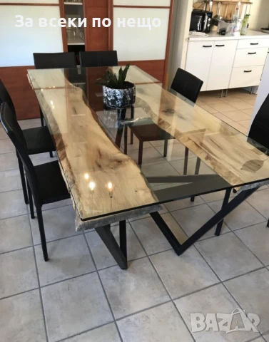 Ръчна Изработка На Маси Със Стъклен Плот, снимка 3 - Маси - 50479420