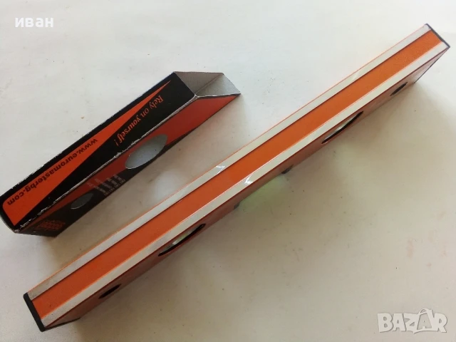 Малък нивелир 300мм.Нов, снимка 4 - Измервателни инструменти - 50449174