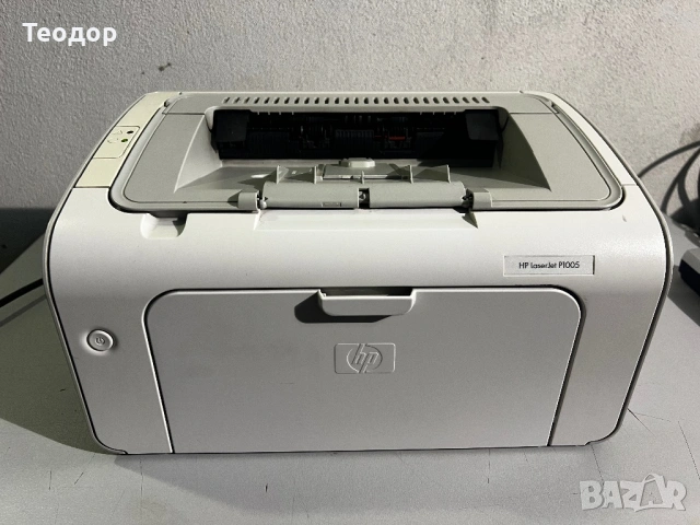 Лазерен принтер HP P1005 + малъл скенер и 5 тонер касети , снимка 2 - Принтери, копири, скенери - 53297589
