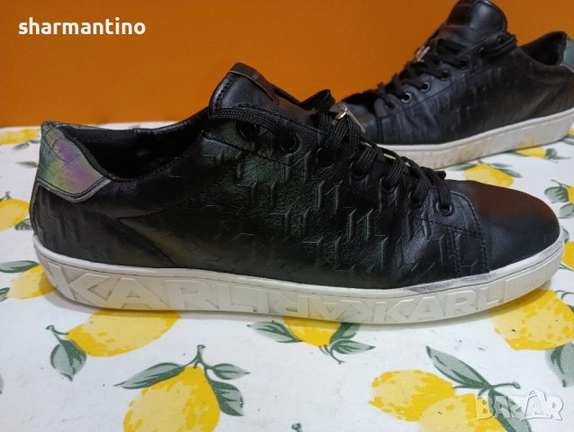 Karl Lagerfeld кожени N 46 - 95 лв, снимка 12 - Маратонки - 51744110