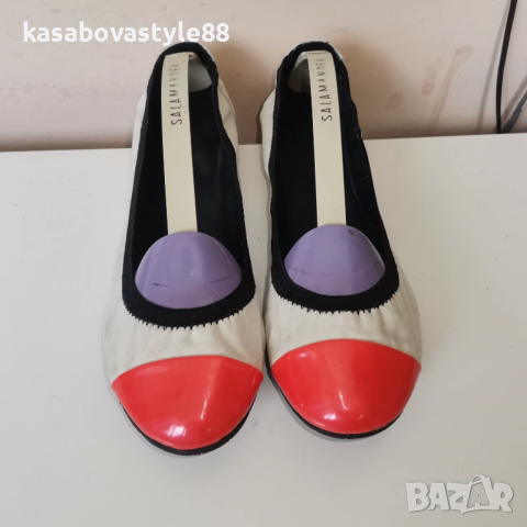 Балерини Bianco 39 н. велур,естествена кожа , снимка 12 - Дамски ежедневни обувки - 53792617