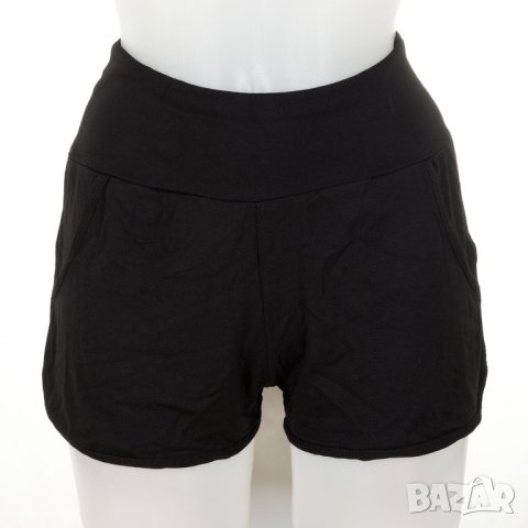 Черна дамска пижама с къси панталонки Hamana - M, снимка 5 - Пижами - 40520394