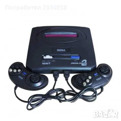 Sega Mega Drive 2 – игрова конзола 16 BIT с вградени игри сега тв игра, снимка 4 - Други игри и конзоли - 47294062