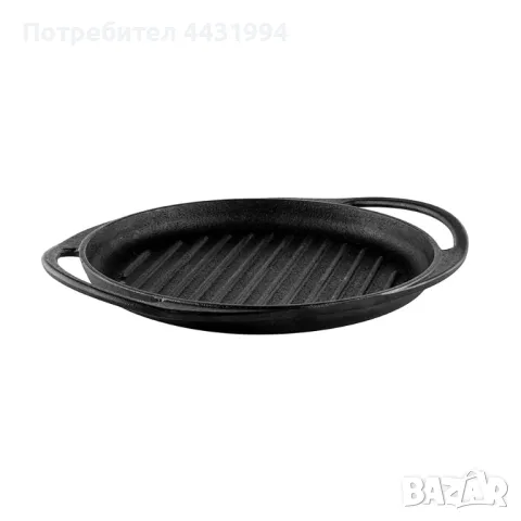 Грил плоча Muhler Tika MR-3226CI 32x25.5x2.5cm, чугун