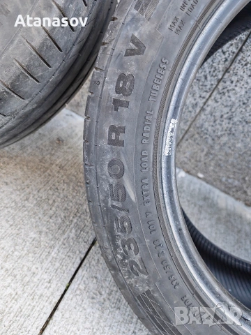 Гуми Continental 235 50 18 / Dot 2917 / 6мм. грайфер., снимка 12 - Гуми и джанти - 53689261