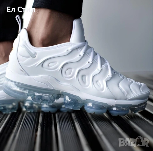 📌Nike AIR VAPORMAX PLUS WHITE 36 37 38 39 40 41 42 43 44 45 Цена 93 евро Еконт, снимка 2 - Маратонки - 53625549