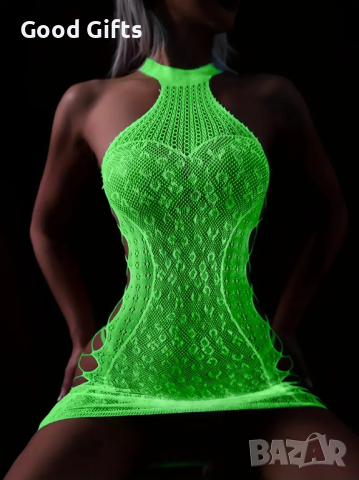 Секси светеща рокля, Светещо Еротично бельо, снимка 2 - Бельо - 44637035