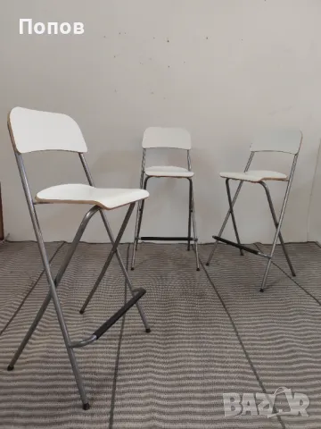 Бар стол сгъваем Франклин , снимка 6 - Столове - 47358111