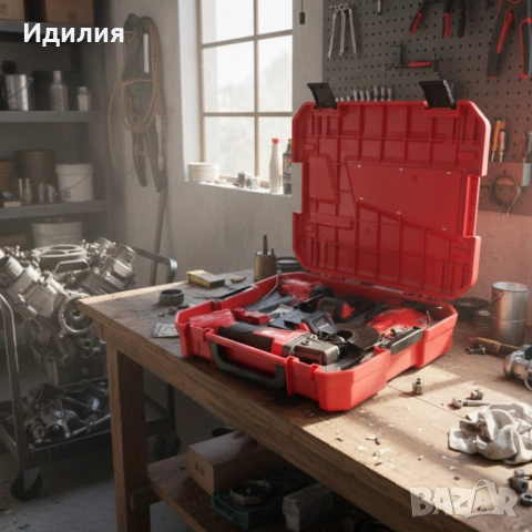 Комплект 2 в 1 KraftRoyal Red Mx Fuel 36V – ъглошлайф + гайковерт, 2x 8Ah батерии и удароустойчив ку, снимка 4 - Ъглошлайфи - 52774776