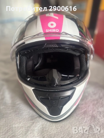 Дамска каска за мотор Shiro, снимка 2 - Аксесоари и консумативи - 53787191