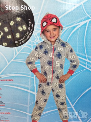 Spider Man Marvel костюм за спане детски 98-104см , снимка 2 - Детски комплекти - 35912604
