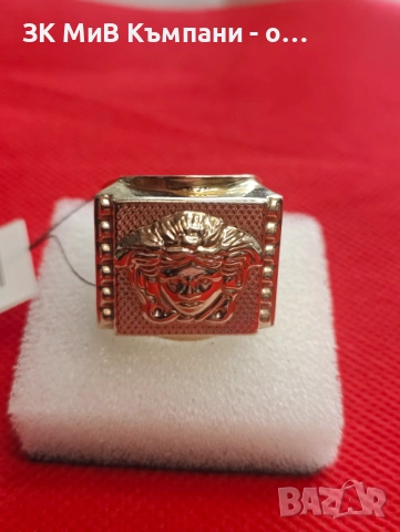 Мъжки златен пръстен 9.2гр 14к 69 размер, снимка 5 - Пръстени - 53495379