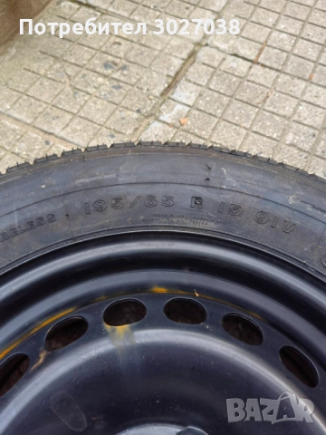 Гума с джанта 1 бр., снимка 4 - Гуми и джанти - 52553878