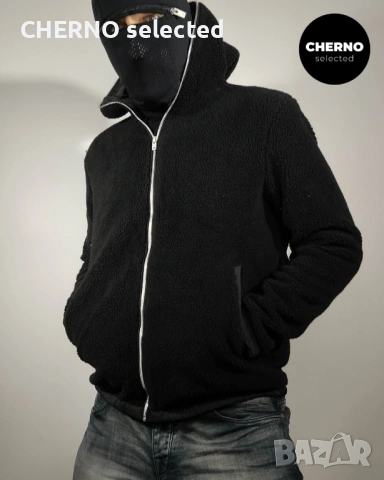 Яке с качулка CORE BY JACK & JONES Sherpa Jacket – Размер L – Отлично състояние, снимка 2 - Якета - 53012634