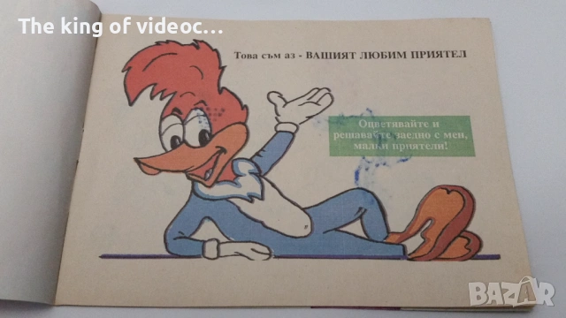 Книжка " Оцвети - Играй с Уди Кълвача " от 90-те , снимка 3 - Детски книжки - 53541237