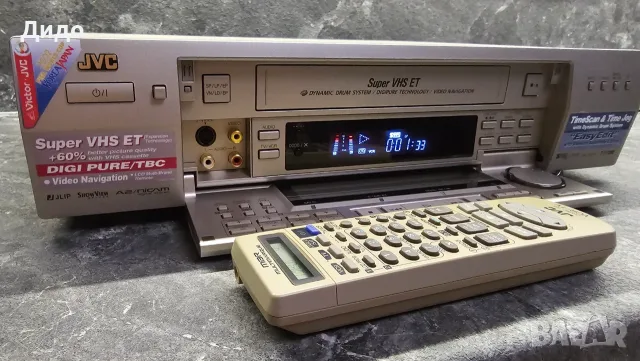 Едно изключително запазено бижу! Негово величество, знаменитият JVC HR-S9700EU , снимка 7 - Плейъри, домашно кино, прожектори - 55830849