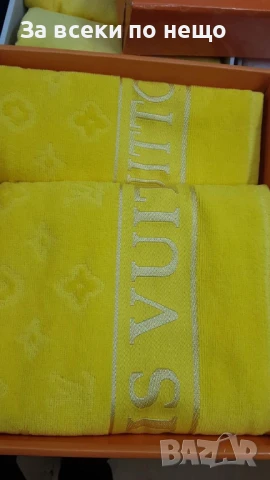 Louis Vuitton Луксозни Хавлии - 2бр. в кутия - Налични Различни Цветове Код E698, снимка 2 - Хавлиени кърпи - 51151630
