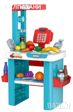 Игрален комплект Bowa - Супермаркет с количка за пазаруване 931929, снимка 2 - Други - 36127696
