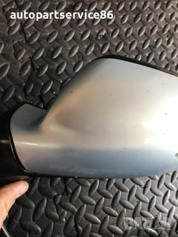 Електрическо огледало за предна лява странична врата за Peugeot 407 (2003-2008) синьо 4145, снимка 2 - Части - 53735309