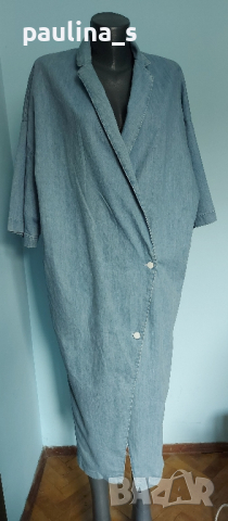 Лятно дънково манто "Asos" / унисайз , снимка 2 - Палта, манта - 44599394