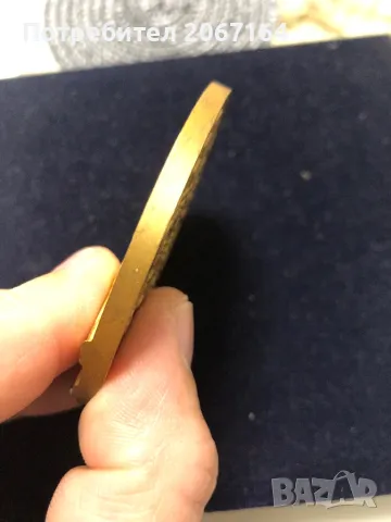 Плакет на европейската федерация по вдигане на тежести 1969, снимка 3 - Колекции - 50422024