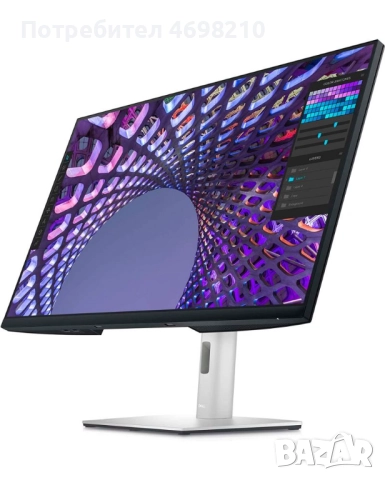 Монитор Dell - P3223QE, 31.5'', 4K, IPS, Anti-Glare, USB Hub, ГАРАНЦИЯ, снимка 3 - Работни компютри - 52961650