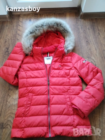 Tommy Hilfiger Essential Hooded Down Jacket - дамско пухено яке М, снимка 8 - Якета - 52203445