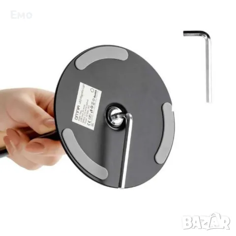 LED магнитна лампа - Flexy, 3v1, 3W, 4000К, Бяла, черна, снимка 3 - Настолни лампи - 48617173