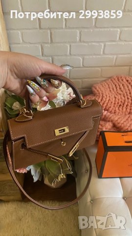 Чанта Кели*ЕРМЕС 25см*Hermes Kelly Mini*, снимка 8 - Чанти - 41702458