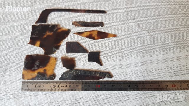 Плочка от костенурка за изработка на бижута., снимка 3 - Бижутерийни комплекти - 41650549