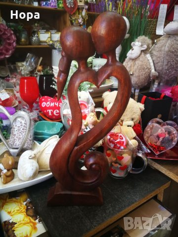 Фигура от дърво 40см , снимка 2 - Декорация за дома - 35753175