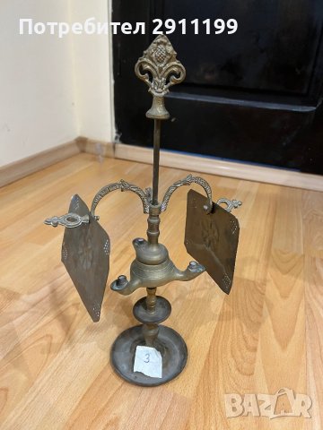 Стара маслена лампа, снимка 9 - Антикварни и старинни предмети - 41242834
