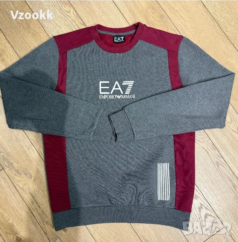 Мъжка блуза EA7 Emporio Armani | M размер, снимка 2 - Блузи - 52871666