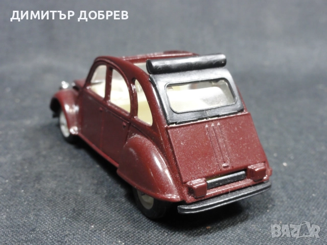 1/43 СТАРА РЕТРО МЕТАЛНА КОЛИЧКА МАЩАБЕН МОДЕЛ CITROEN 2CV VEREM FRANCE, снимка 3 - Колекции - 52344480