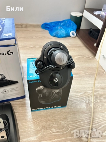 Logitech G29+Shifter , снимка 7 - Други игри и конзоли - 51778055