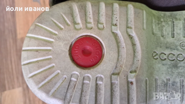 ECCO-кожени шити оригинални обувки 44 номер, снимка 5 - Маратонки - 53746583