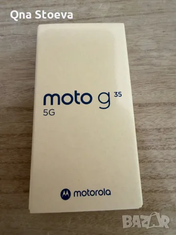 ЧИСТО НОВ с 3 г. гаранция Motorola Moto g35 Power, 12GB RAM, 256GB, 5G, Green, снимка 2 - Motorola - 55831065
