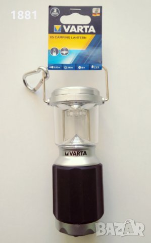 Силна LED къмпинг лампа фенер VARTA за риболов, палатка, планина. Нова.