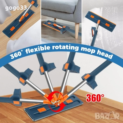 моп със сгъваема кофа , снимка 5 - Други стоки за дома - 51466123