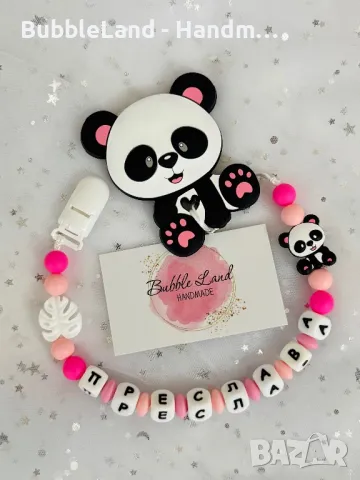 Персонализиран силиконов клипс за биберон , снимка 3 - Други - 50200536