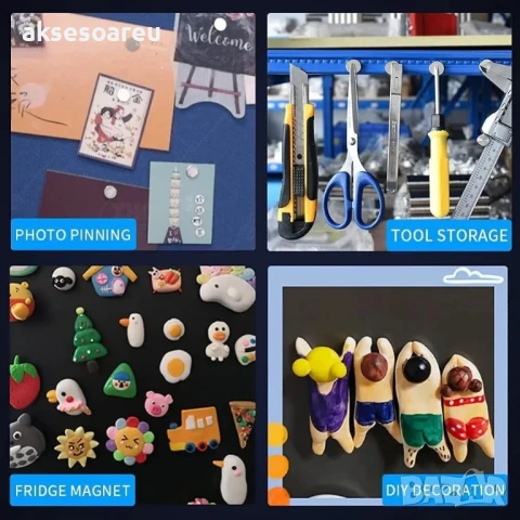 10 бр. Супер силни нови неодимови дискови малки 10 х 3 мм. мощни магнити за хладилник и офис магнит, снимка 16 - Други инструменти - 50523210