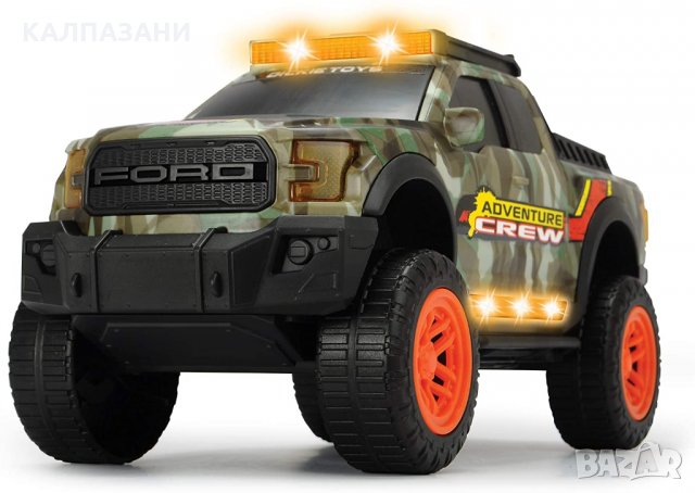 Dickie Toys 203756001 Ford F150 Raptor - Adventure Toyиграчка кола със свободен ход, светлина и звук, снимка 2 - Коли, камиони, мотори, писти - 35914908