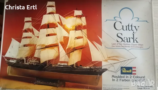Revell Cutty Sark „Последният известен бързоходен ветроход“ модел за сглобяване (Винтидж, 60,9 см)