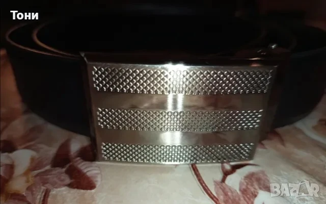 Нов Мъжки Стилен Колан Изцяло от Естествена Кожа 130см. , снимка 2 - Колани - 51117401