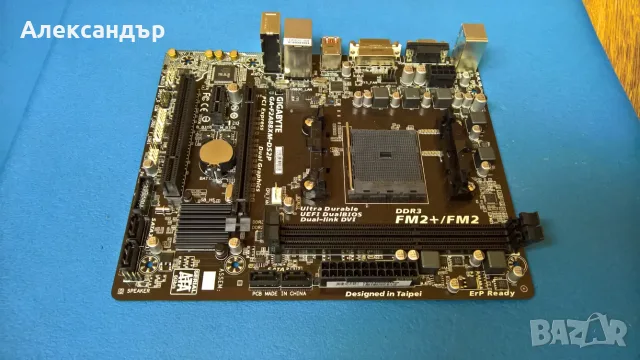 GIGABYTE GA-F2A88XM-DS2P, FM2+/FM2, до 64GB DDR3, USB 3.1, снимка 4 - Дънни платки - 55874445