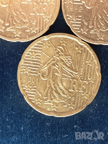 20 евро цента от различни години и държави 11бр., снимка 13 - Нумизматика и бонистика - 53212261