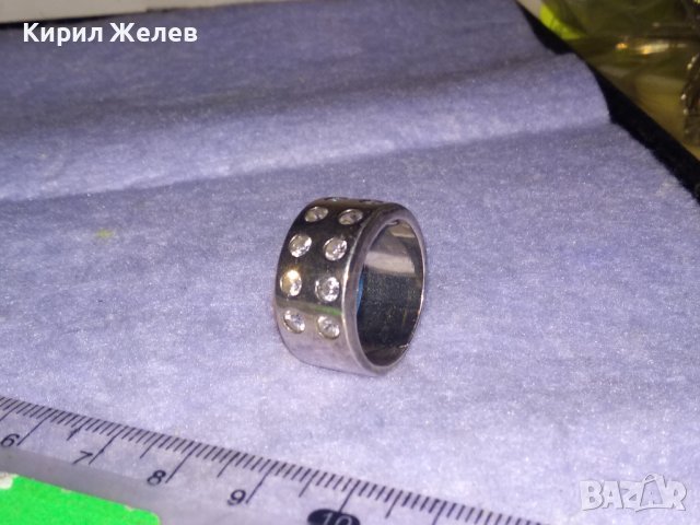 СКЪПОЦЕНЕН СРЕБЪРЕН МОДЕН БУТИКОВ ПРЪСТЕН Тип ХАЛКА СРЕБРО 925 с ЮВЕЛИРНО ИНКРУСТИРАНИ ЦИРКОНИ 34650, снимка 6 - Пръстени - 39535640