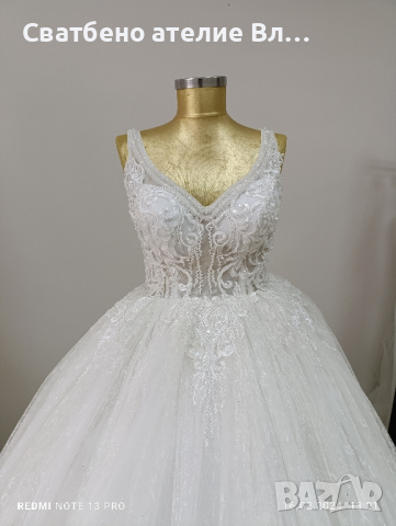 ПРОМО нова Разкошна пищна турска сватбена булчинска рокля , снимка 2 - Сватбени рокли - 44551698