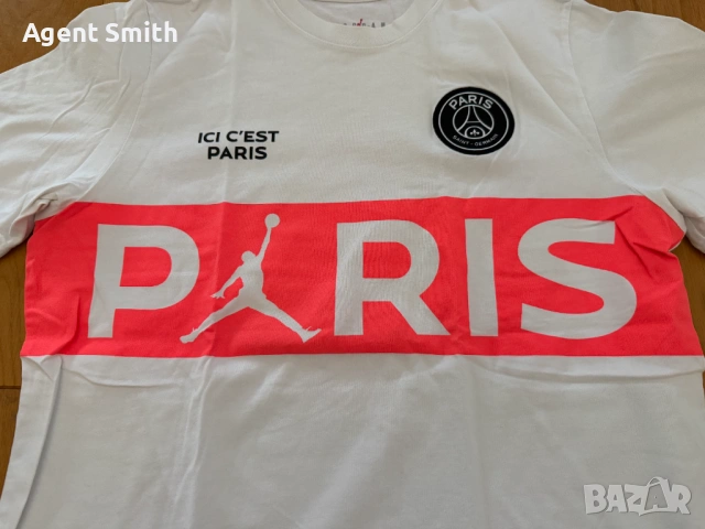 Тениска Nike Air Jordan x PSG, снимка 3 - Тениски - 53838851